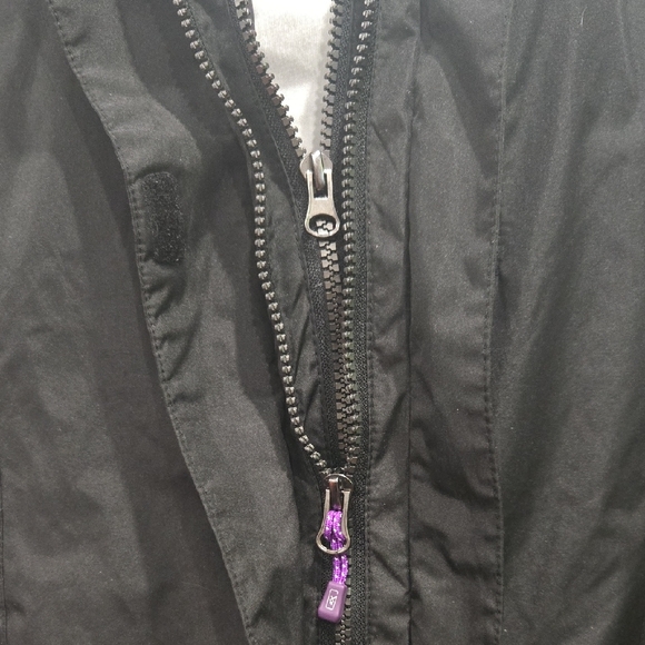 ZeroXposur Black and White Ski Jacket with Purple Accents, PL - Picture 4 of 11